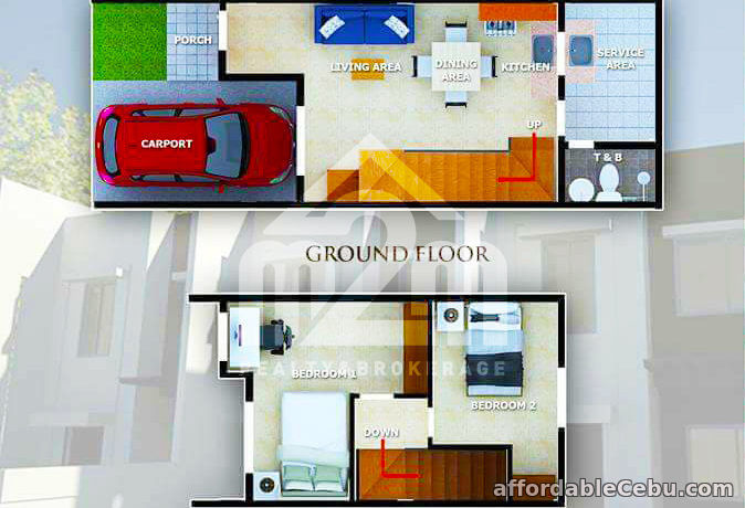 2nd picture of Emerald Courtyrads Residences(TOWNHOUSE) El Salvador, Labangon, Cebu City For Sale in Cebu, Philippines