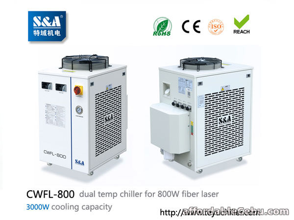 1st picture of S&A laser chiller CWFL-800 for cooling 800W fiber laser cutting machine For Sale in Cebu, Philippines