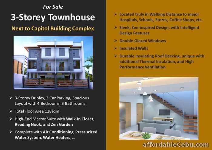 2nd picture of Brand new House and lot for sale near Capitol Cebu For Sale in Cebu, Philippines