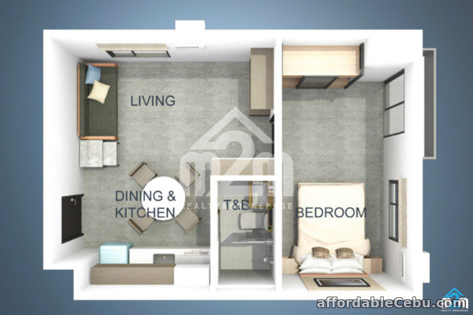 2nd picture of The Median Condo(1-BEDROOM UNIT) La Guardia Extension, Lahug,Cebu For Sale in Cebu, Philippines