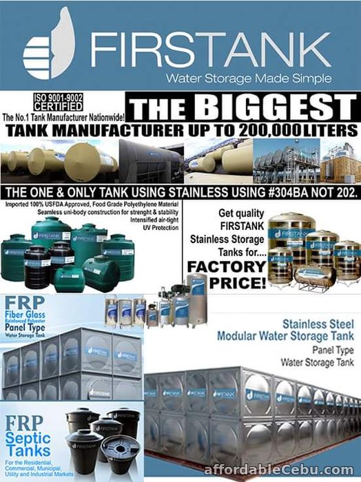 2nd picture of Water Tank Manufacturer For Sale in Cebu, Philippines