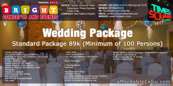 1st picture of WEDDING PACKAGES Offer in Cebu, Philippines