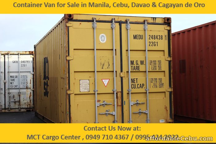 1st picture of Container Van for Sale-Good for Stock Storage For Sale in Cebu, Philippines