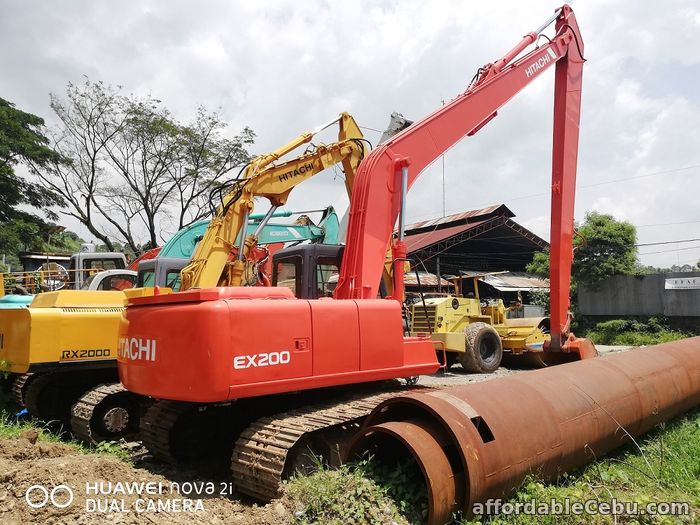 4th picture of Backhoe Excavator Long Reach Arm Hitachi EX200-3M For Sale in Cebu, Philippines