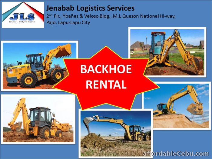 1st picture of Backhoe for hire in Cebu For Rent in Cebu, Philippines