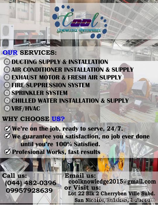 1st picture of Exhaust Blower and Ducting Services Offer in Cebu, Philippines