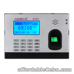 1st picture of X639 Nideka Network Biometric Cebu Supplier Time and Attendance Recorder. For Sale in Cebu, Philippines