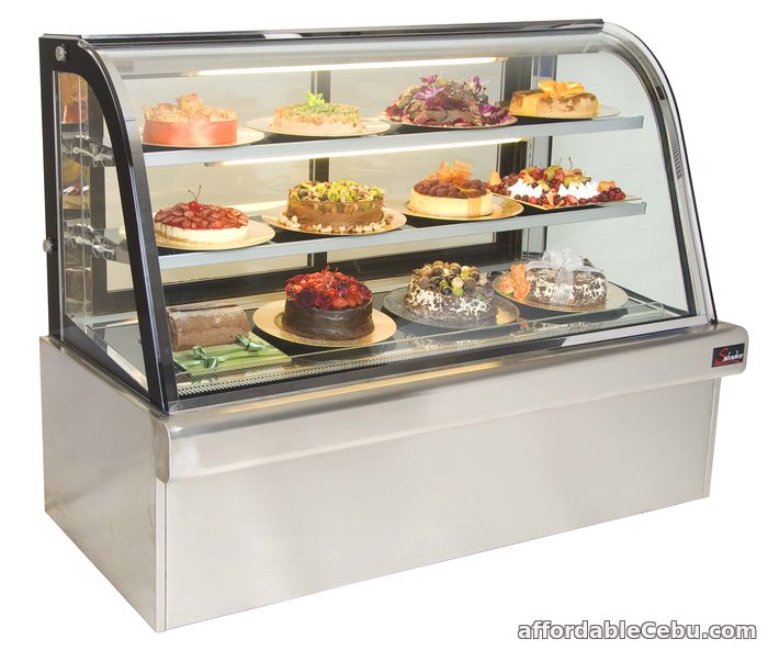2nd picture of Cake Chiller 4ft. Curved Glass (Brand New) For Sale in Cebu, Philippines
