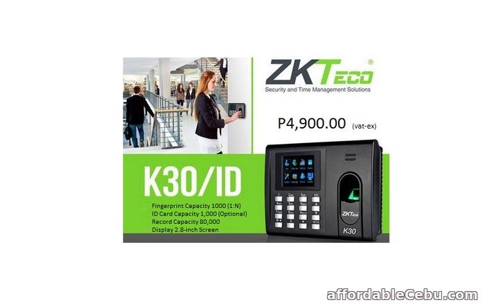 1st picture of ZKTECO K30 FINGERPRINGT For Sale in Cebu, Philippines