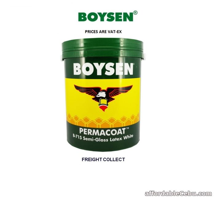 1st picture of BOYSEN PERMACOAT SEMI-GLOSS LATEX 1PAIL For Sale in Cebu, Philippines