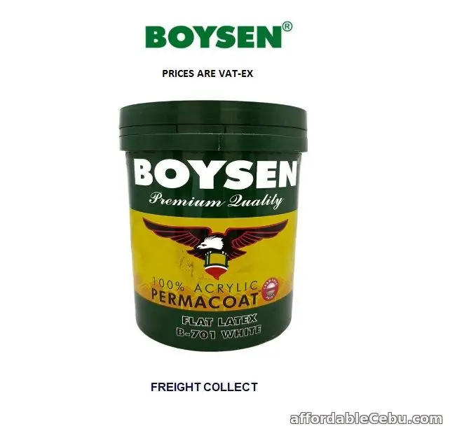 1st picture of BOYSEN PERMACOAT FLAT 1 PAIL For Sale in Cebu, Philippines