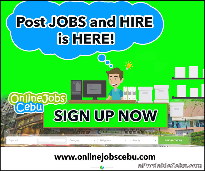 1st picture of Post jobs and hire is here! Announcement in Cebu, Philippines