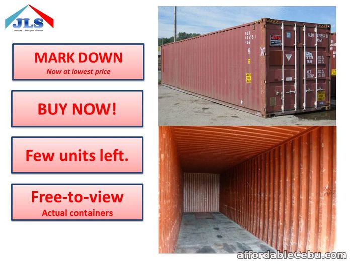 1st picture of 40'ft Std Container Van for Sale - PRICE REDUCED! For Sale in Cebu, Philippines