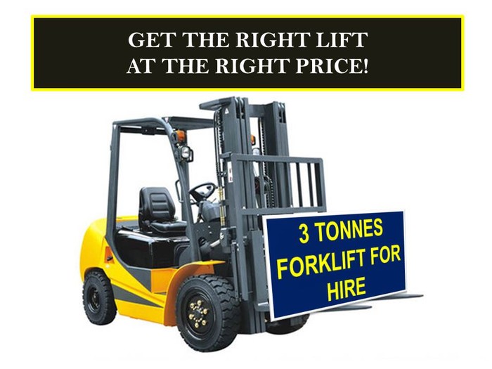 1st picture of 3 tonnes forklift for hire For Rent in Cebu, Philippines