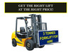 3 tonnes forklift for hire