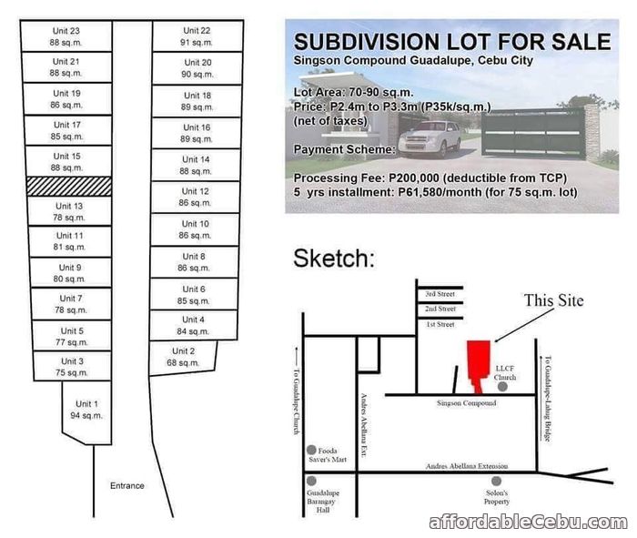 1st picture of Lot For Sale in Guadalupe Cebu City For Sale in Cebu, Philippines