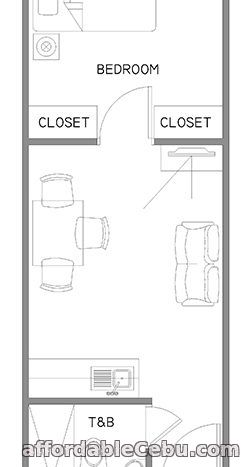 2nd picture of Studio Unit For Sale at The Corinthian Residences in Cebu City For Sale in Cebu, Philippines