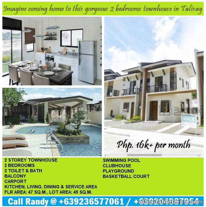 1st picture of Modern and elegant design urban homes in Cebu For Sale in Cebu, Philippines