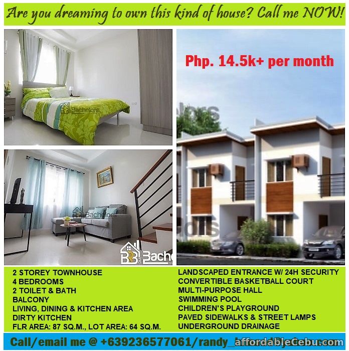 1st picture of Another list of elegant design townhouse near Gaisano Minglanilla. For Sale in Cebu, Philippines