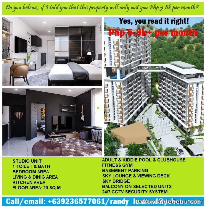 1st picture of Cebu City Condo for Php 5,800 per month? Are you kidding? For Sale in Cebu, Philippines