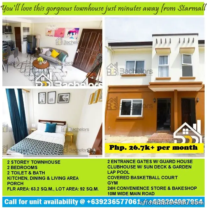 1st picture of You'll love this gorgeous townhouse just minutes away from Starmall For Sale in Cebu, Philippines