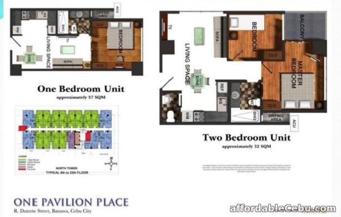 3rd picture of Condo Units for Sale at One Pavilion Place in Cebu City For Sale in Cebu, Philippines