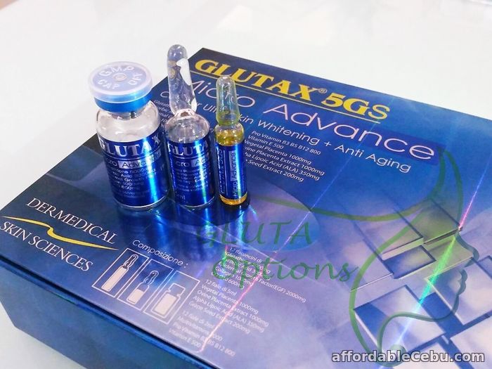 1st picture of Sale: GLUTAX 5GS MICRO ADVANCE 6VIALS (Authentic, Made in Italy) For Sale in Cebu, Philippines