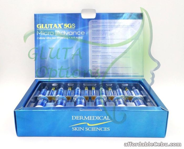 1st picture of Sale: GLUTAX 5GS MICRO ADVANCE 12VIALS with Placenta (Authentic from Italy) For Sale in Cebu, Philippines