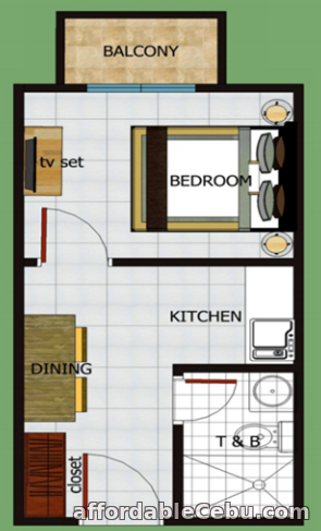 2nd picture of Cityscape Grand Tower - 1 Bedroom Unit For Sale in Cebu, Philippines