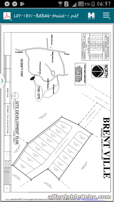 5th picture of Lot For Sale - Kritzmar Ville Subdivision(Lot Only ) Maghaway, Talisay City, Cebu City For Sale in Cebu, Philippines