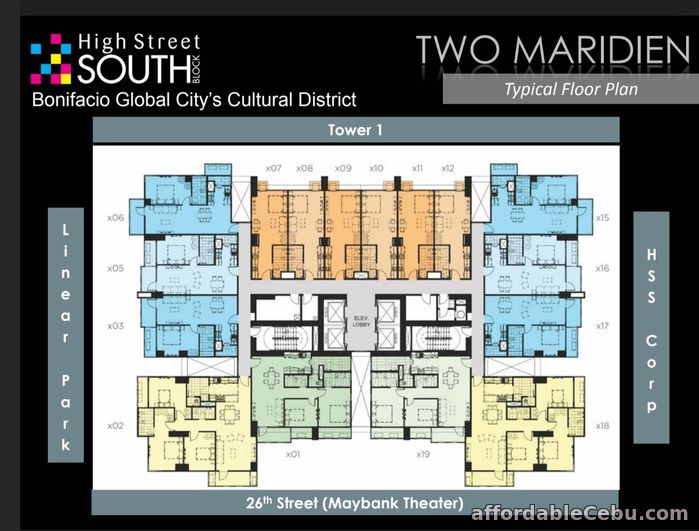 2nd picture of FOR SALE: Two Maridien Tower 2, BGC For Sale in Cebu, Philippines