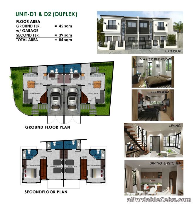 2nd picture of 7th Avenue Drive Residences - Duplex type House For Sale in Cebu, Philippines