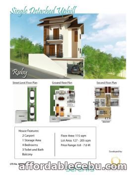 1st picture of 140sq m lot area Single Detached uphill at Serenis south Talisay City For Sale in Cebu, Philippines