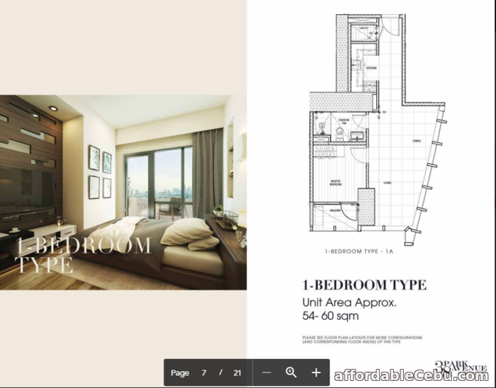 4th picture of One Bedroom Unit @38 Park Avenue For Sale in Cebu, Philippines