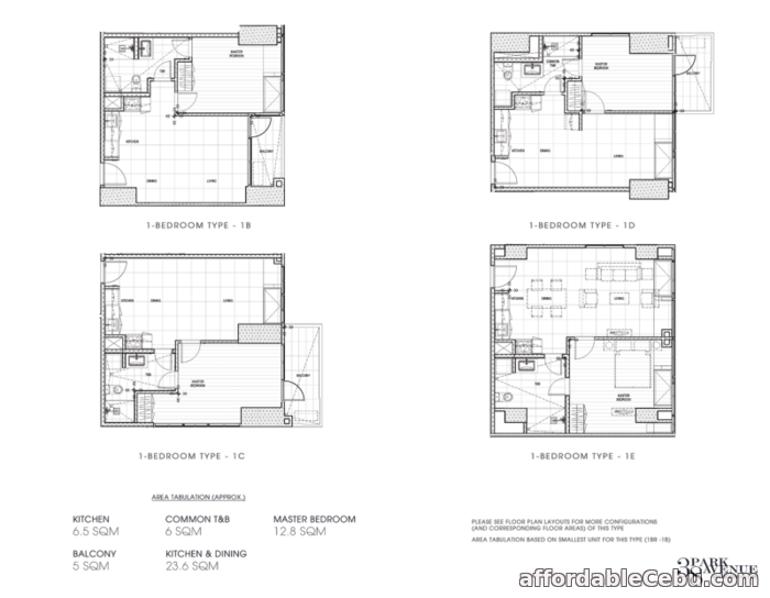 5th picture of One Bedroom Unit @38 Park Avenue For Sale in Cebu, Philippines