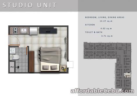 2nd picture of Studio Unit for Sale - Casa Mira Towers Guadalupe For Sale in Cebu, Philippines