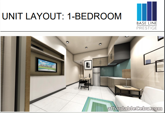 1st picture of 1BR Unit - BASELINE PRESTIGE RESIDENCES CEBU CITY PHILIPPINES For Sale in Cebu, Philippines