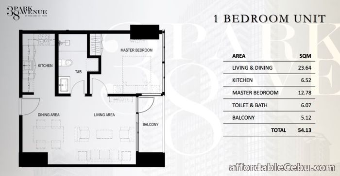 1st picture of Pre Selling 1 BR condo Unit at 38 Park Avenue For Sale in Cebu, Philippines