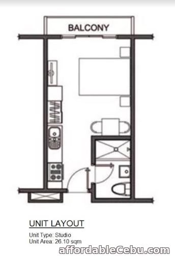 1st picture of Studio Condo unit type at Trillium Residence For Sale in Cebu, Philippines