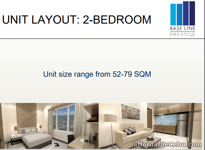 1st picture of 2 BR Unit for Sale - BASELINE PRESTIGE RESIDENCES CEBU CITY PHILIPPINES For Sale in Cebu, Philippines