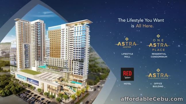 1st picture of 28.29 sq m studio unit type at ASTRA PLACE For Sale in Cebu, Philippines