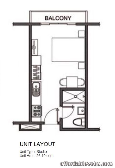 2nd picture of Studio Unit for Sale - Trillium Residences For Sale in Cebu, Philippines