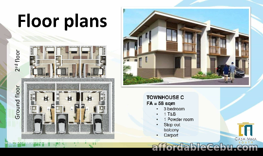 3rd picture of For Sale Casa Mira Townhouse C2 Phase2A For Sale in Cebu, Philippines