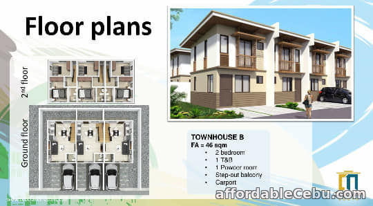3rd picture of For Sale Casa Mira South Townhouse B2 Middle unit Phase 2A For Sale in Cebu, Philippines