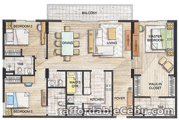 1st picture of 32 Sanson by RockWell - 3 Bedrooms for Sale For Sale in Cebu, Philippines