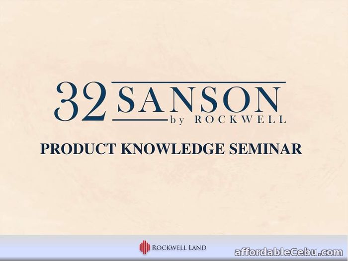 3rd picture of 2BR @ 32 Sanson by Rockwell For Sale in Cebu, Philippines