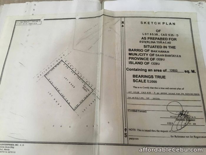 2nd picture of Titled Land in Bakhawan Daan Bantayan Corner lot For Sale in Cebu, Philippines