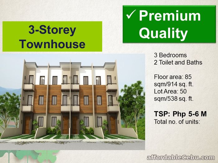 3rd picture of 3 Storey Townhouse for Sale - Mulberry Drive For Sale in Cebu, Philippines