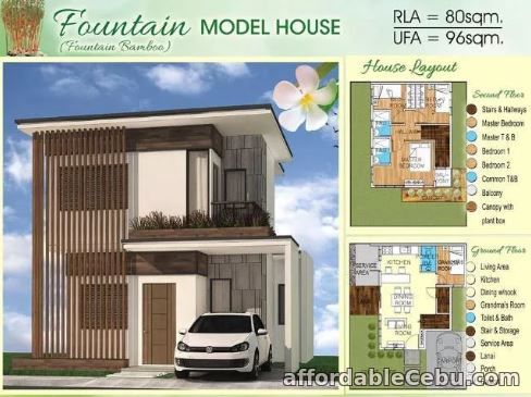 1st picture of Two-Storey -Fountain Bamboo Model at Bamboo Bay Residence For Sale in Cebu, Philippines