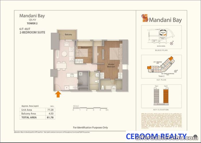 3rd picture of 2 Bedroom at Mandani Quay For Sale in Cebu, Philippines